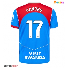 Atletico Madrid David Hancko #17 Derde tenue 2025-26 Korte Mouw